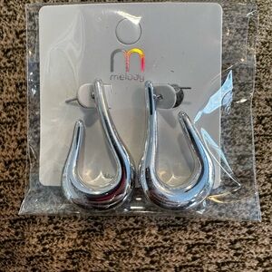 Stylish Silver Drop Earrings